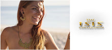 Load image into Gallery viewer, Large Brass Isis Goddess Necklace - FeatherTribe