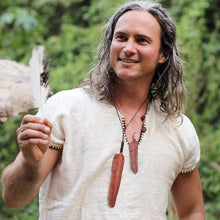 Load image into Gallery viewer, Mega Rosewood Flight Feather - FeatherTribe