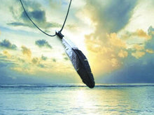 Load image into Gallery viewer, Small Wedge Tail Eagle Feather Necklace - FeatherTribe