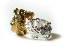 Load image into Gallery viewer, Moonstone Feather Ring - FeatherTribe