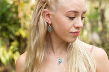 Load image into Gallery viewer, Abalone Mini Angel Wing Earrings - FeatherTribe