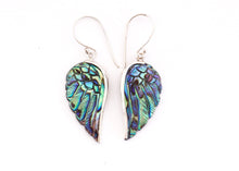Load image into Gallery viewer, Abalone Mini Angel Wing Earrings - FeatherTribe