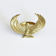 Load image into Gallery viewer, Brass Isis Goddess Ring - FeatherTribe