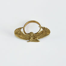 Load image into Gallery viewer, Brass Isis Goddess Ring - FeatherTribe