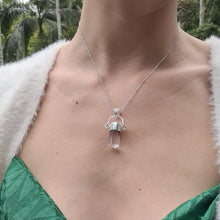 Load image into Gallery viewer, Celeste Necklace - Small Clear Quartz
