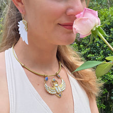 Load image into Gallery viewer, Archangel Michael Wing Earrings (Kopal)
