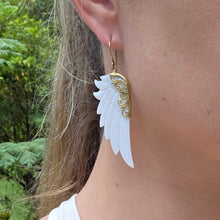 Load image into Gallery viewer, Archangel Michael Wing Earrings (Kopal)

