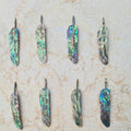 SECOND: Mini Abalone Flight Feather - FeatherTribe