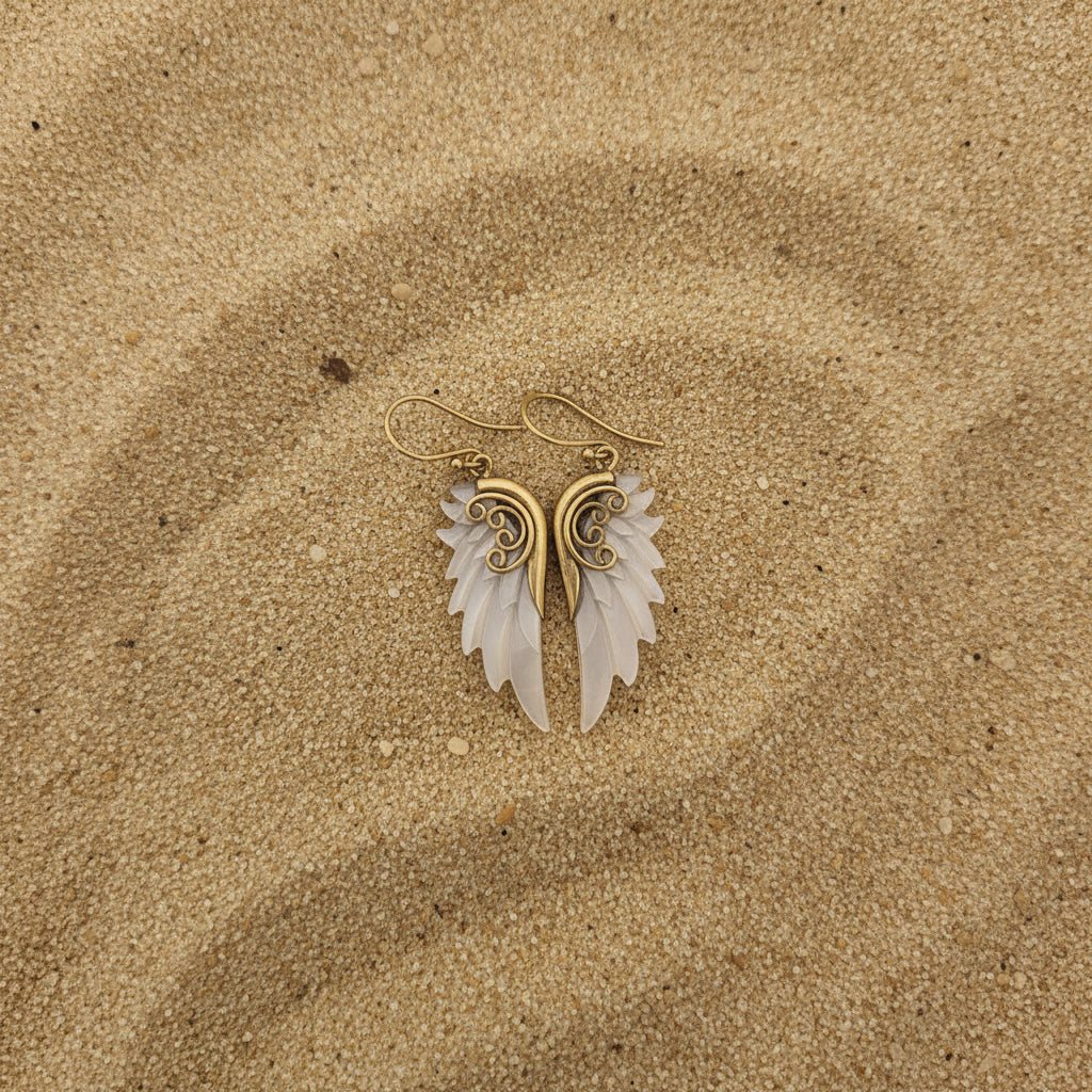 Archangel Michael Earrings Extra Small by Feather Tribe