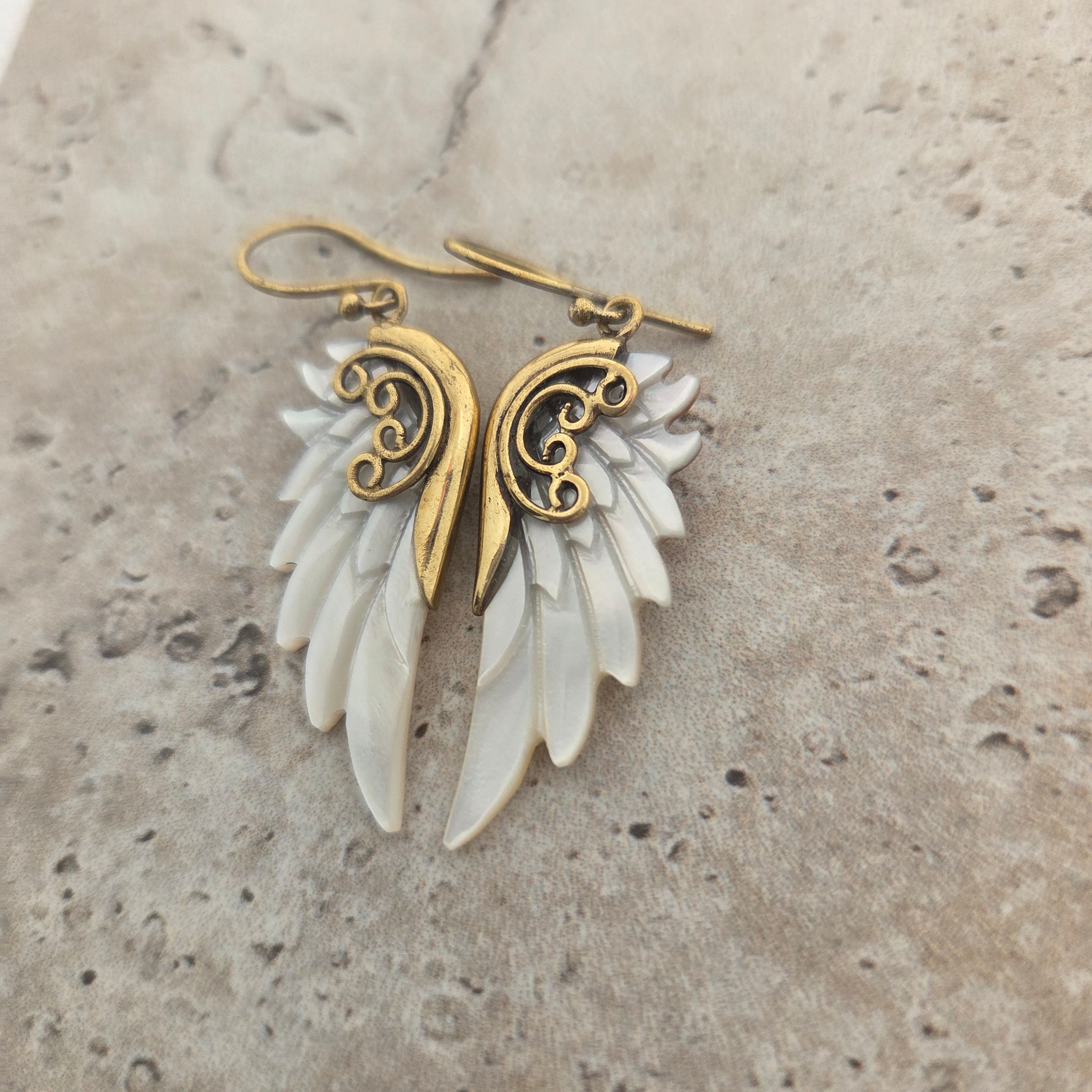 Archangel Michael Earrings Extra Small by Feather Tribe