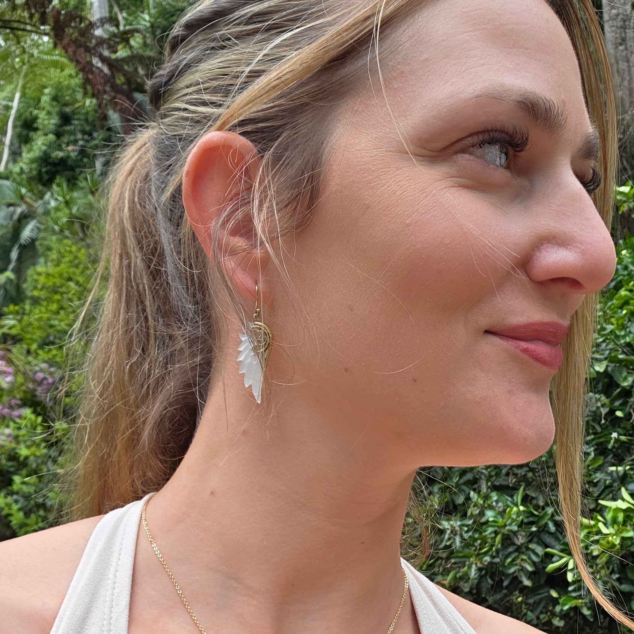 Archangel Michael Wing Earrings, Extra Small - FeatherTribe