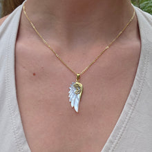 Load image into Gallery viewer, Archangel Michael Wing Pendant, Extra Small
