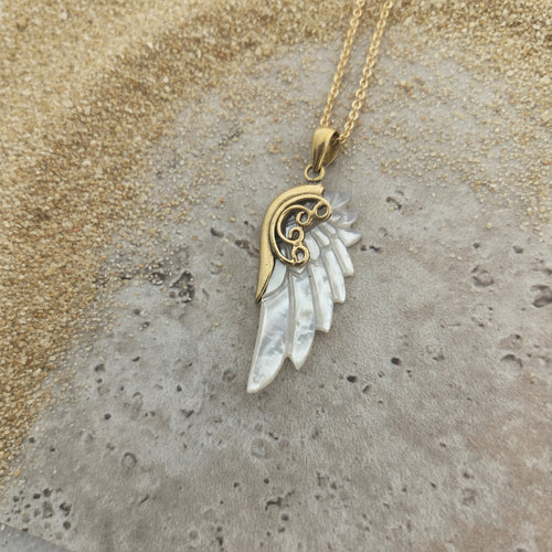 Archangel Michael Pendant Extra Small by Feather Tribe