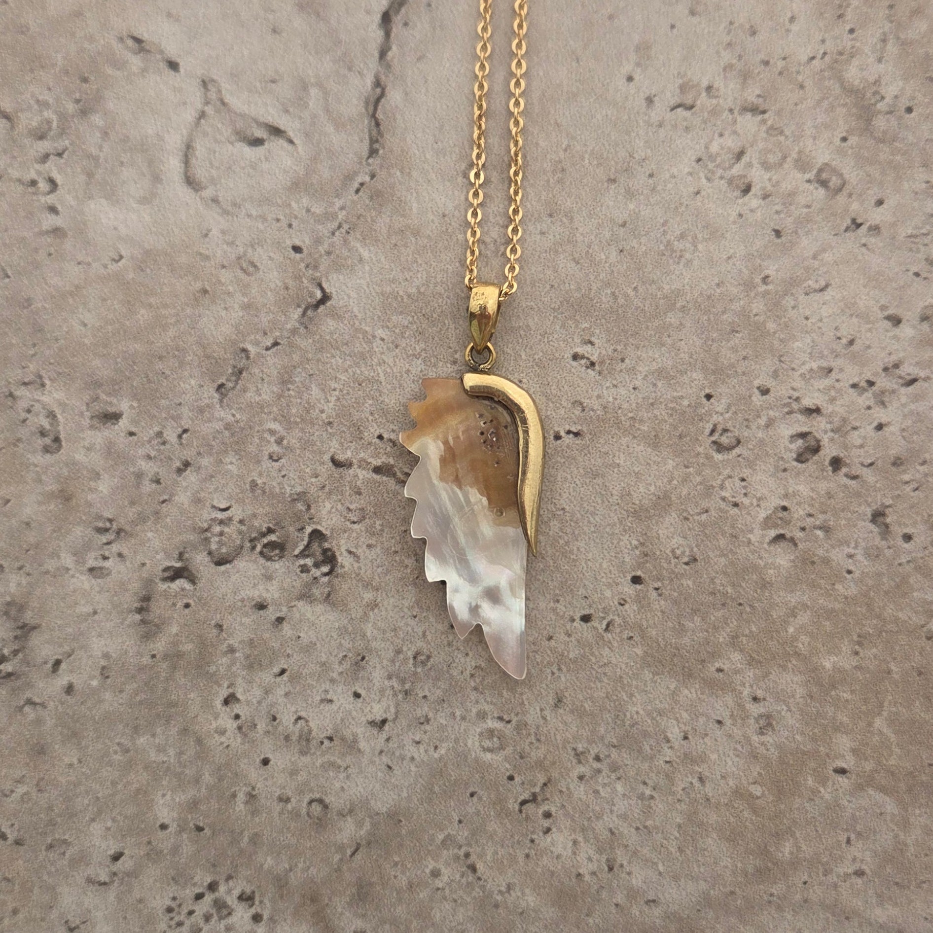 Archangel Michael Pendant Extra Small by Feather Tribe