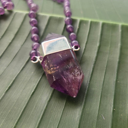 Celeste Mala Necklace - Amethyst