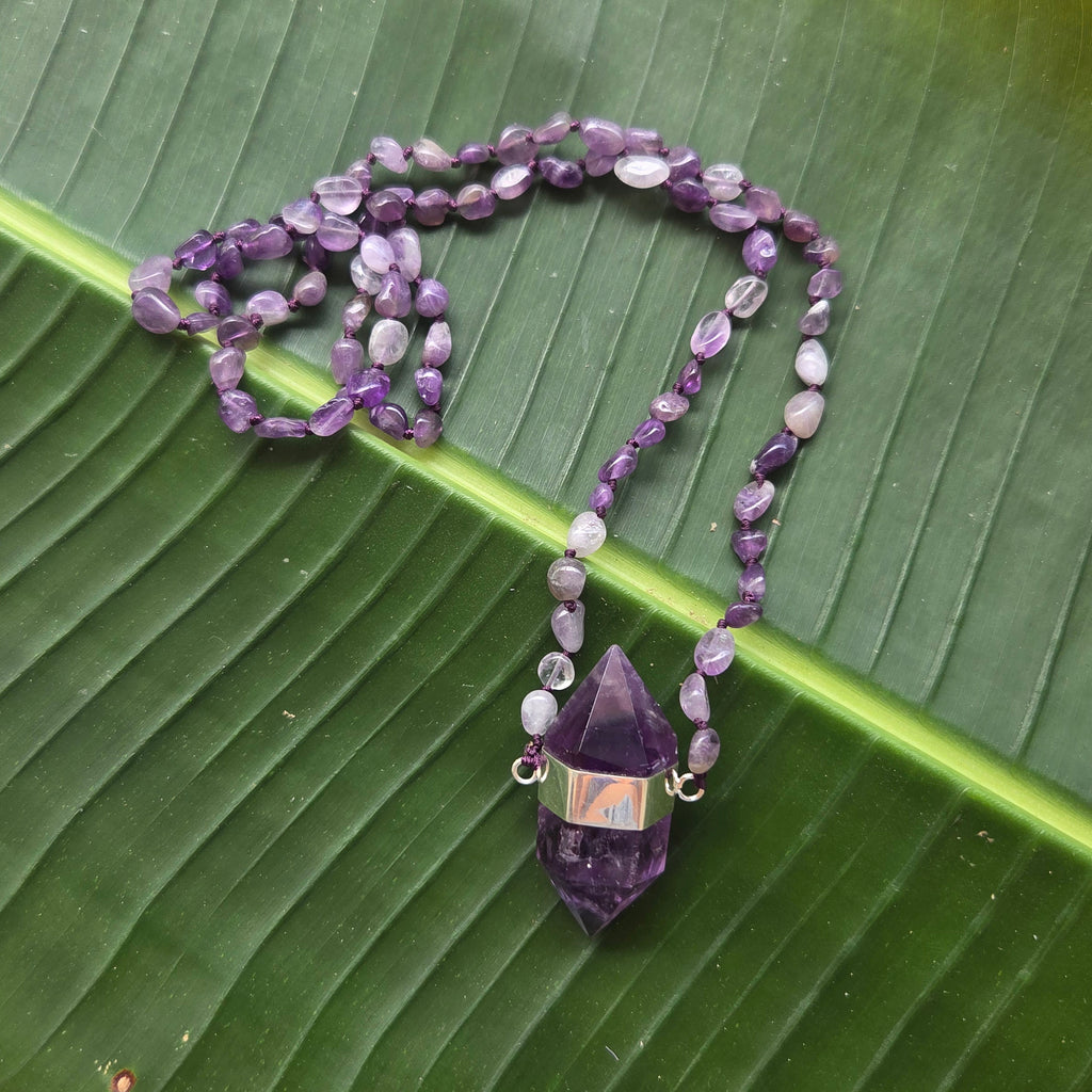 Celeste Mala Necklace - Amethyst