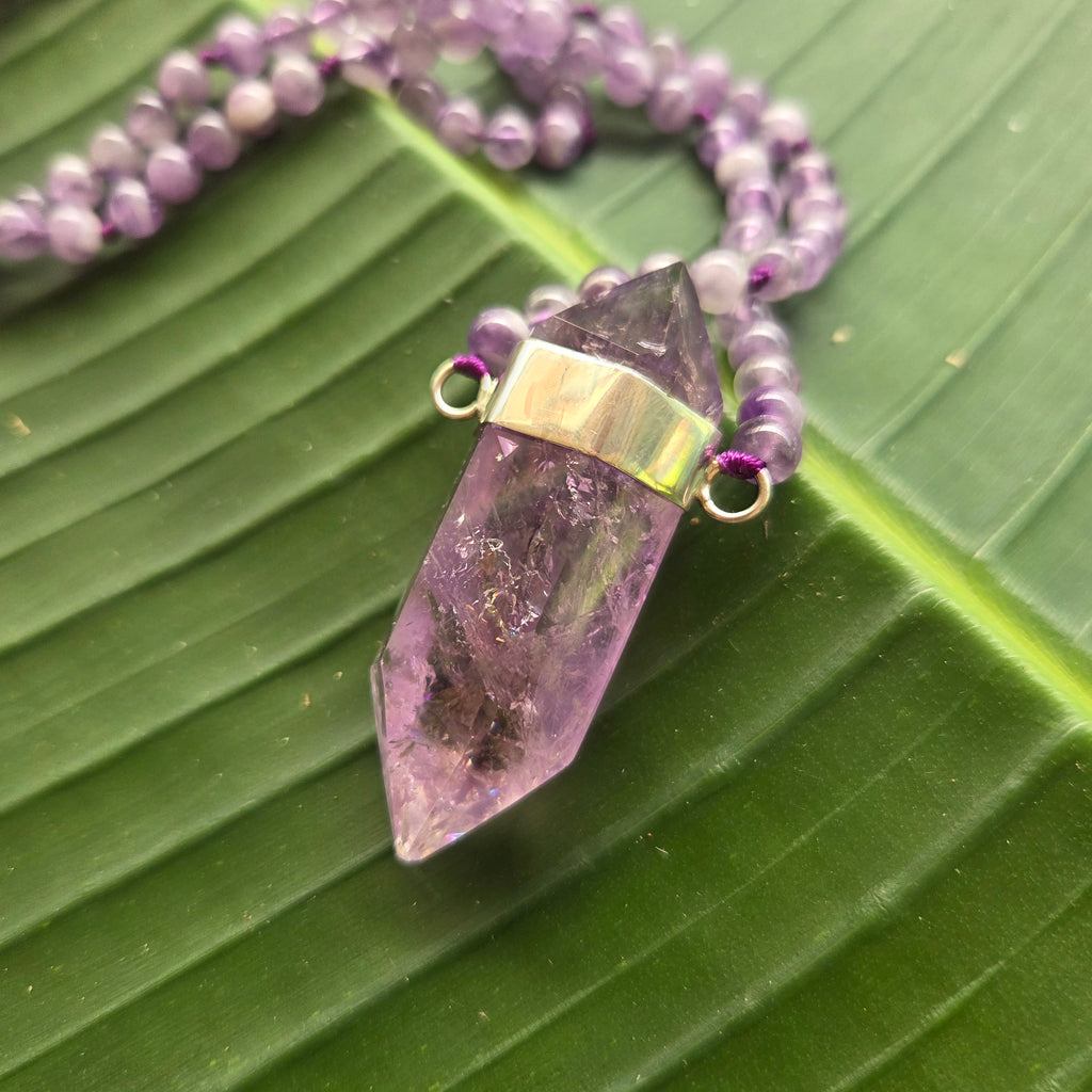 Celeste Mala Necklace - Amethyst