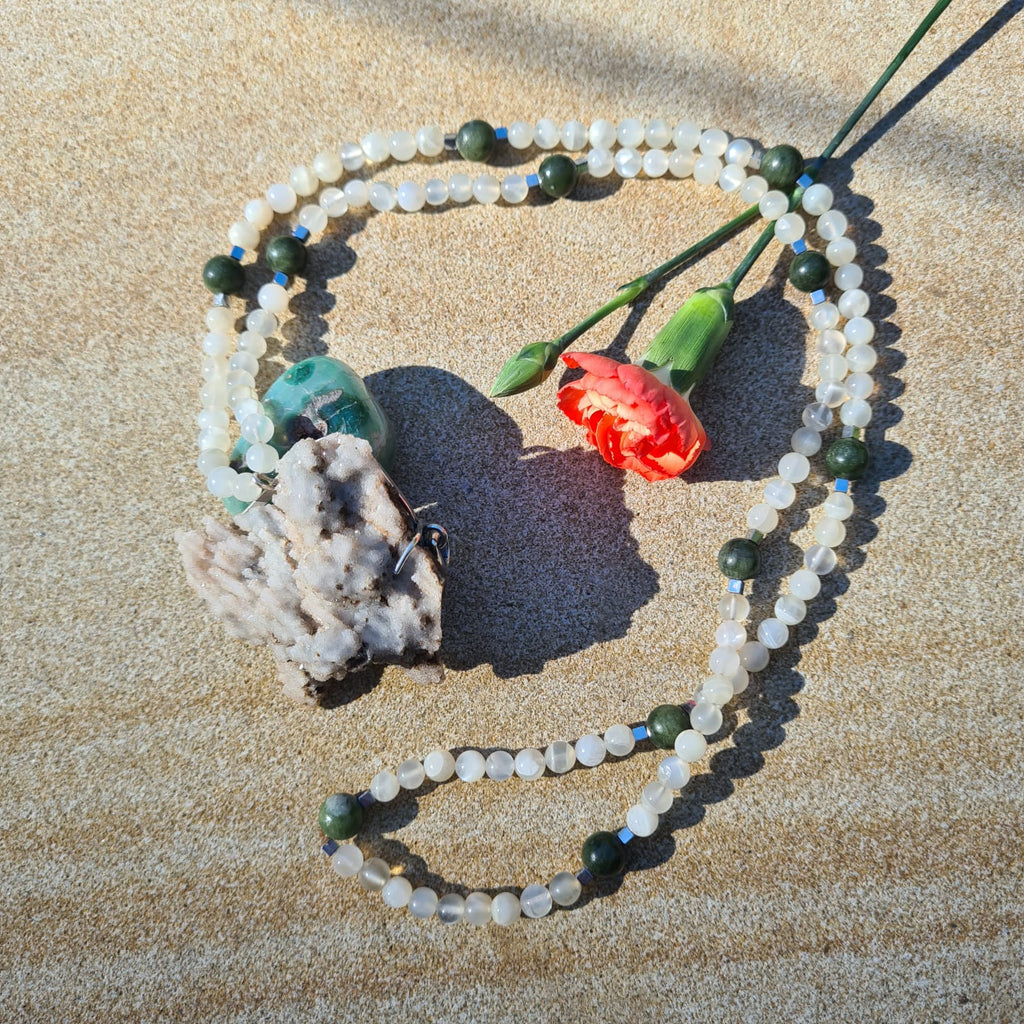 Grape Agate Necklace - FeatherTribe