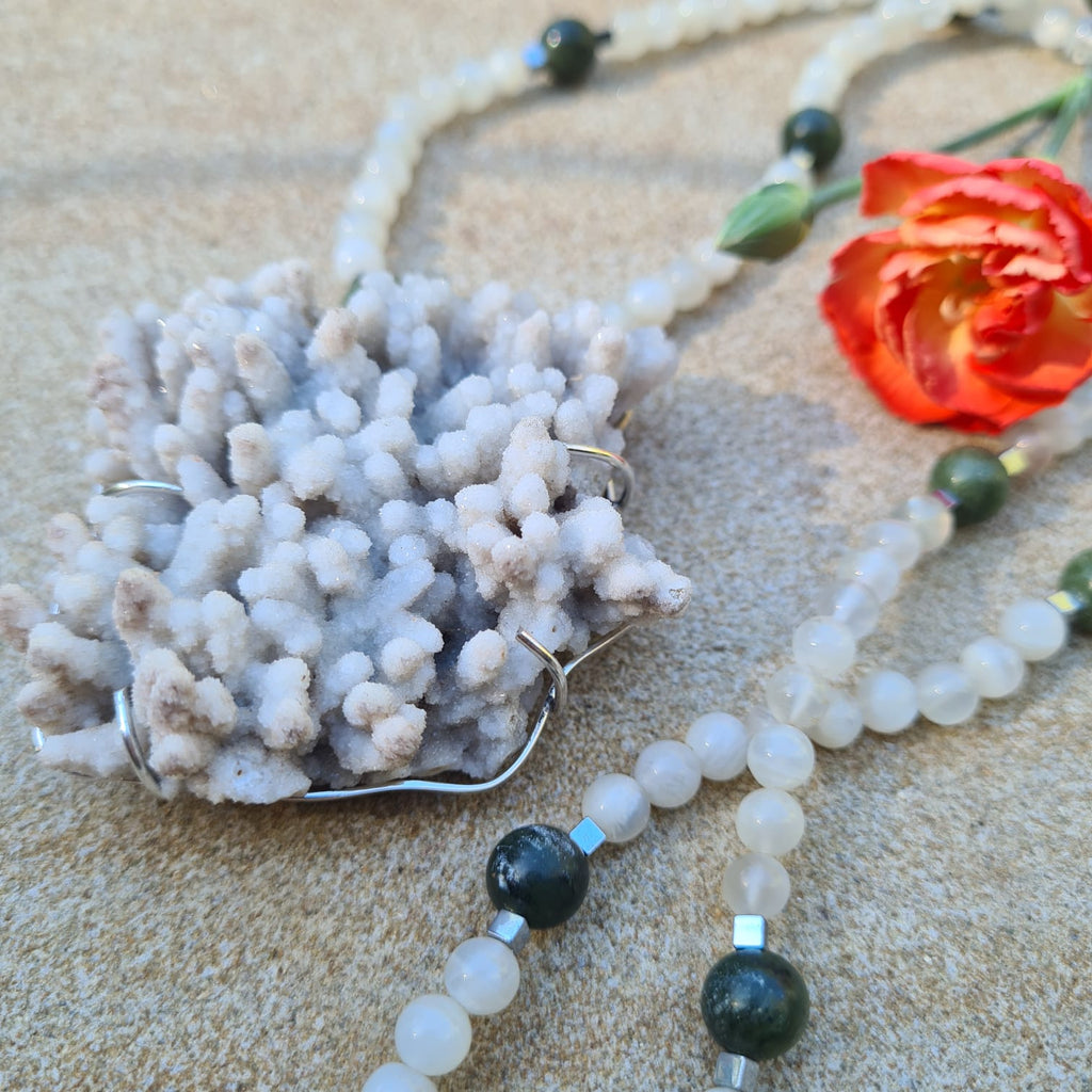 Grape Agate Necklace - FeatherTribe