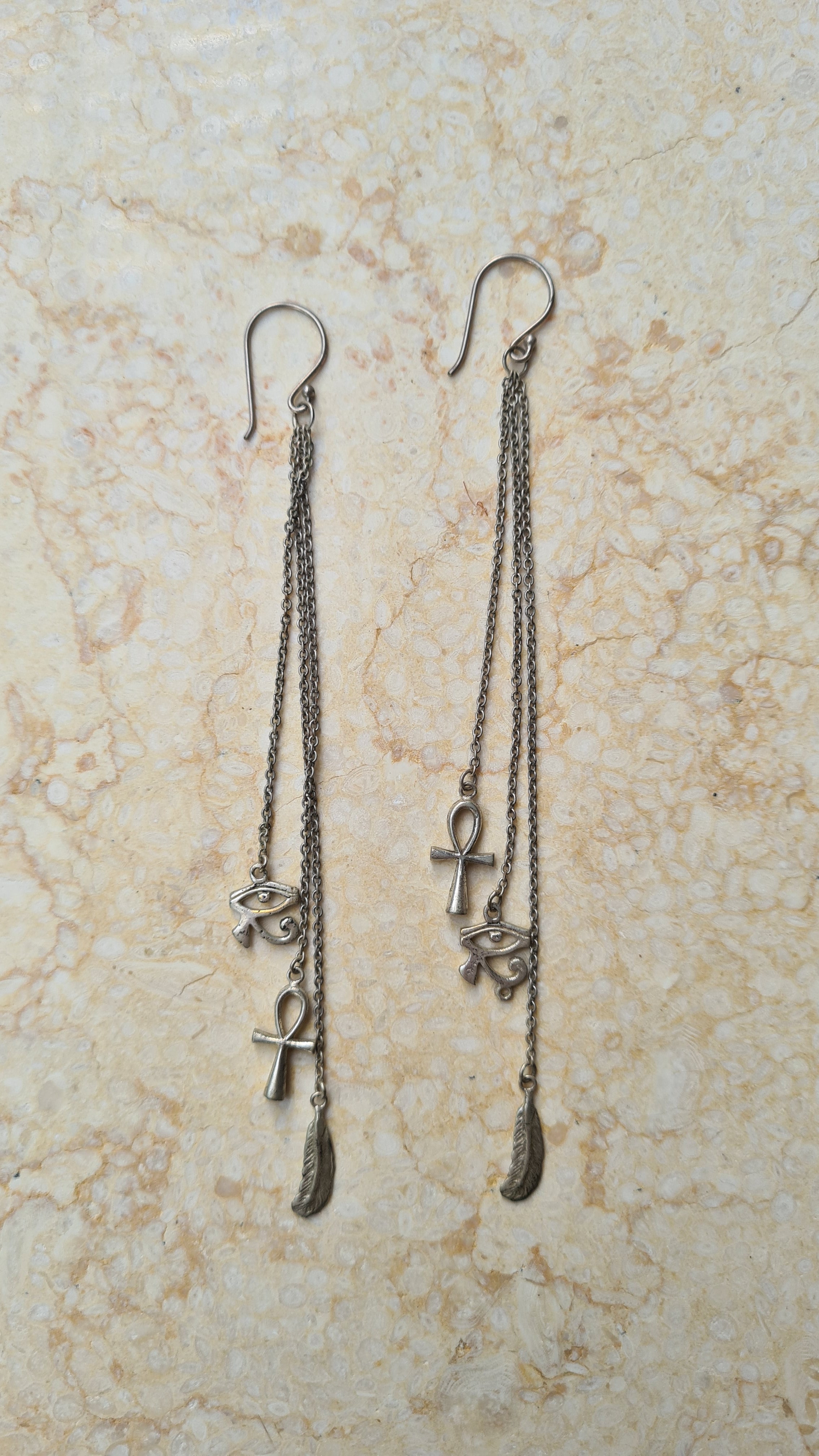 SECOND: Egyptian Dangle Earrings