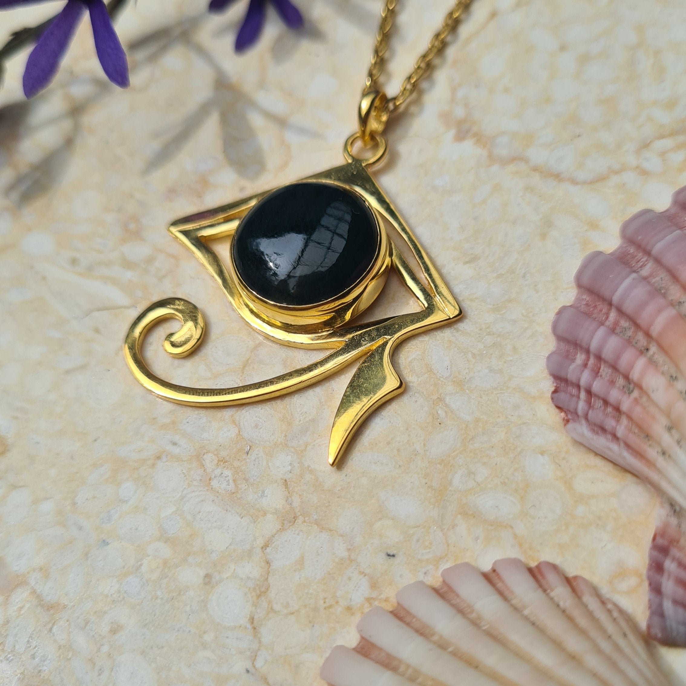 Eye of Horus Moss Agate - Feather Tribe