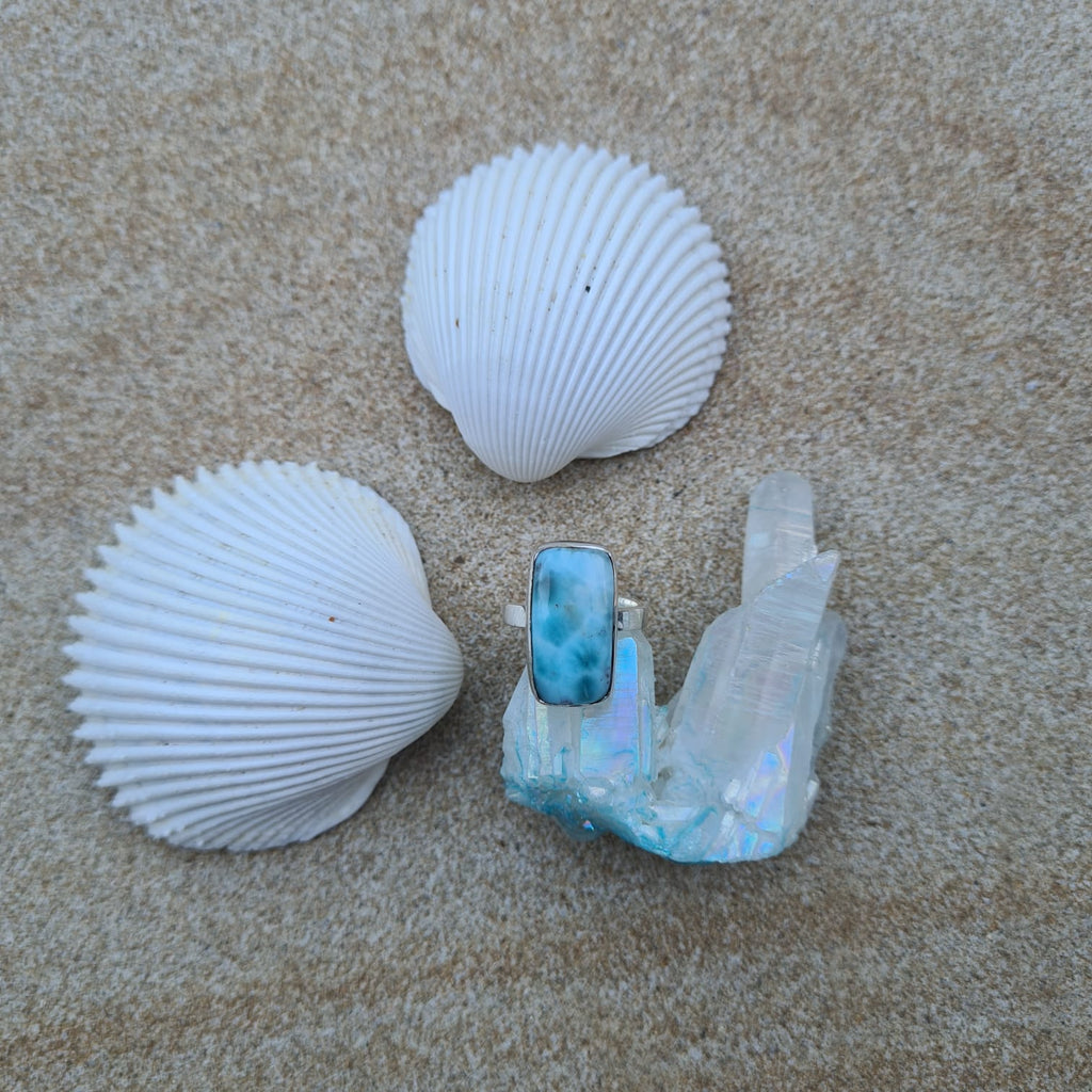 Larimar Ring - FeatherTribe