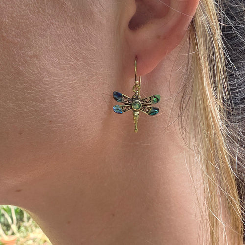 Dainty Dragonfly Earrings