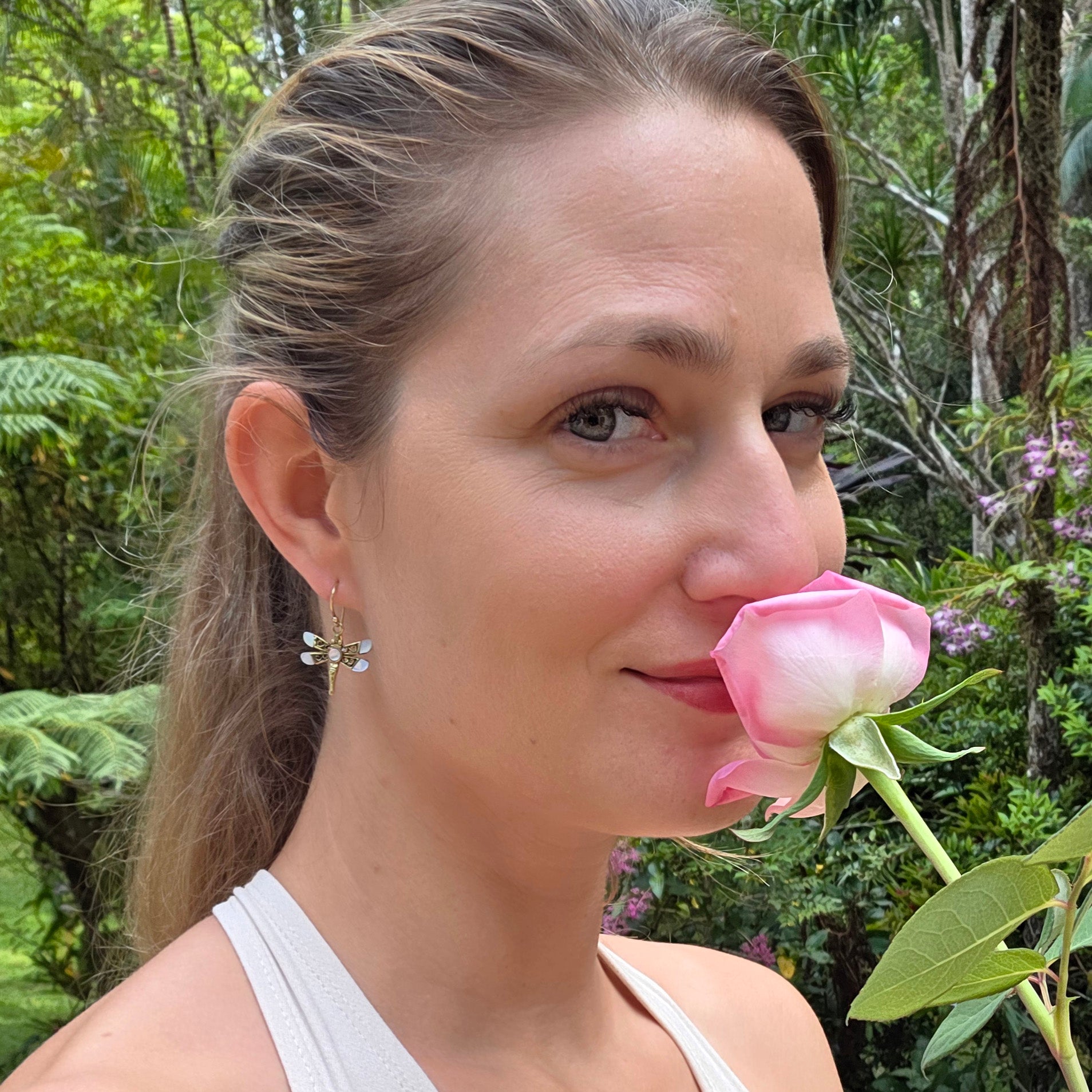 Dainty Dragonfly Earrings