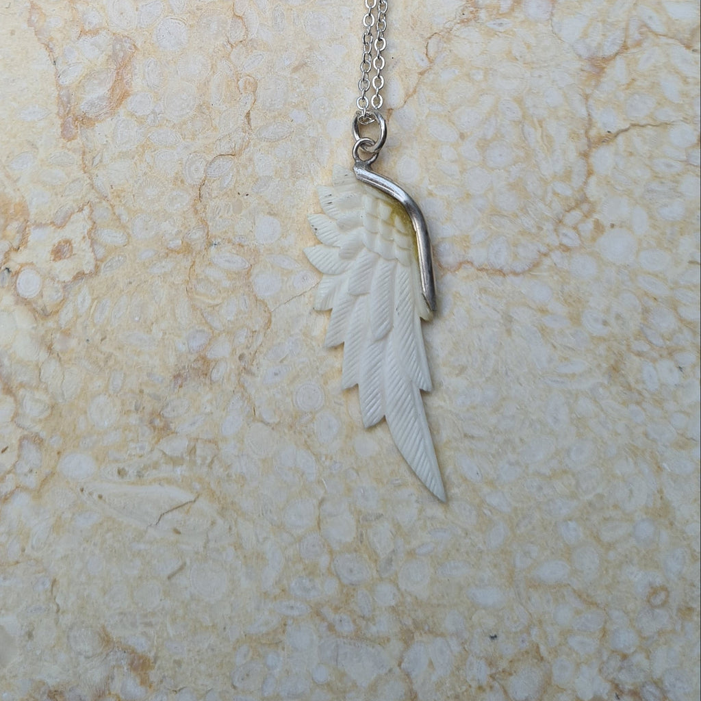 SECOND: Mini Bone SuperWing Necklace - FeatherTribe
