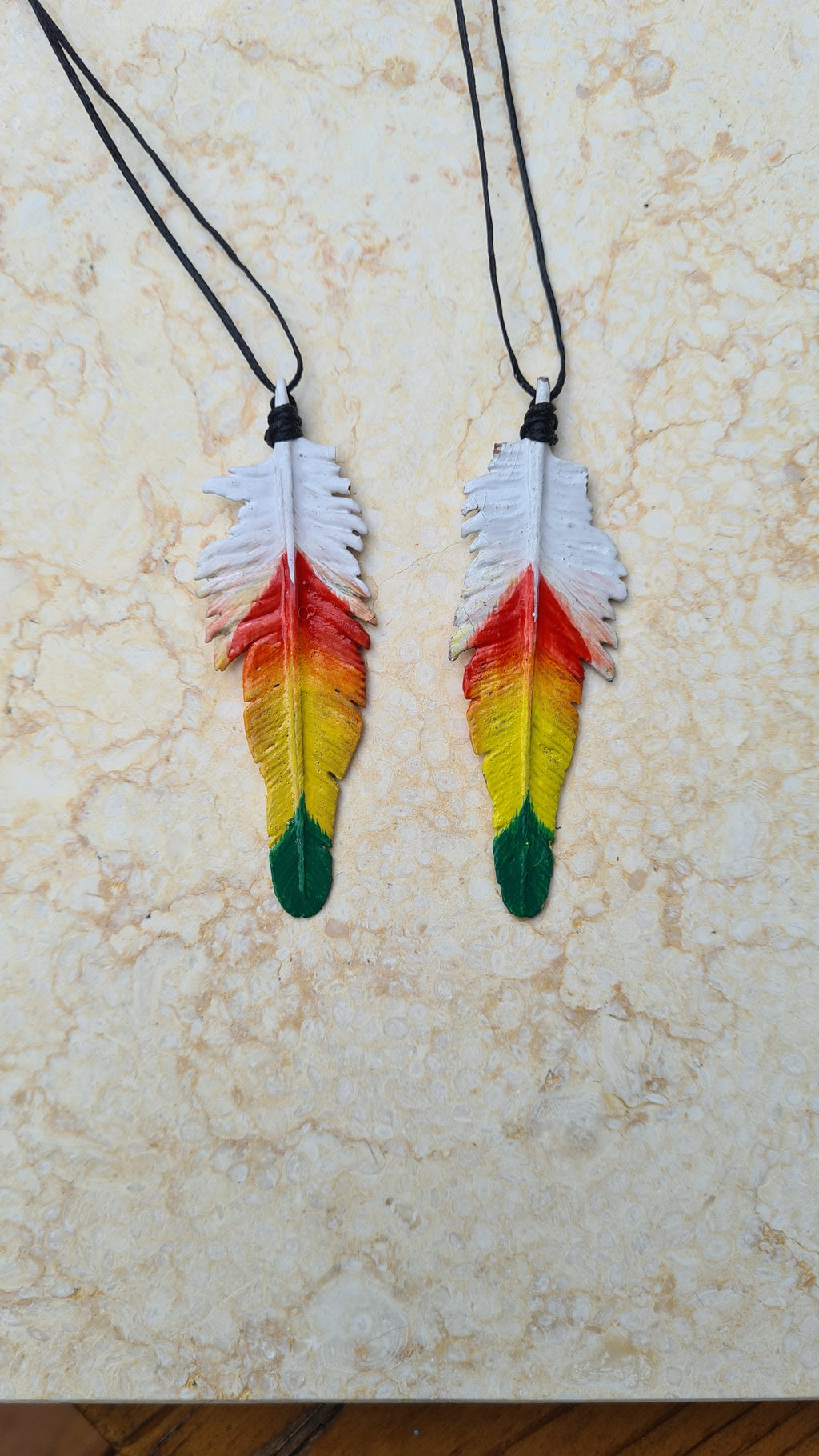 SECOND: Lorikeet Feather Necklace (Small) - FeatherTribe