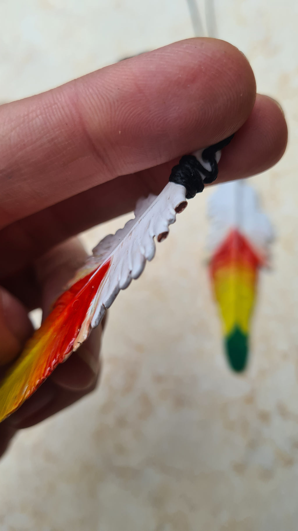 SECOND: Lorikeet Feather Necklace (Small) - FeatherTribe