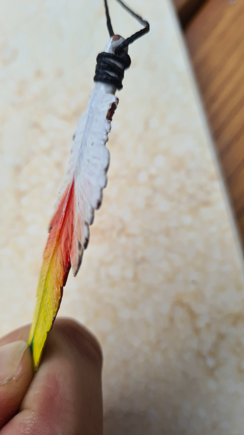 SECOND: Lorikeet Feather Necklace (Small) - FeatherTribe