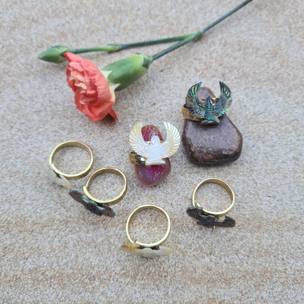 Mini Shell Isis Ring - FeatherTribe