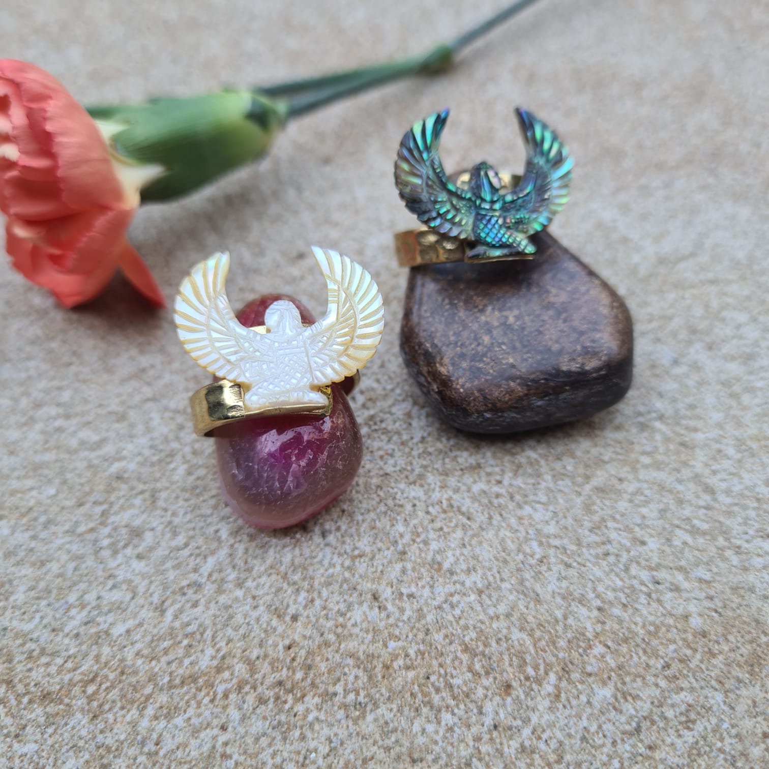 Mini Shell Isis Ring - FeatherTribe