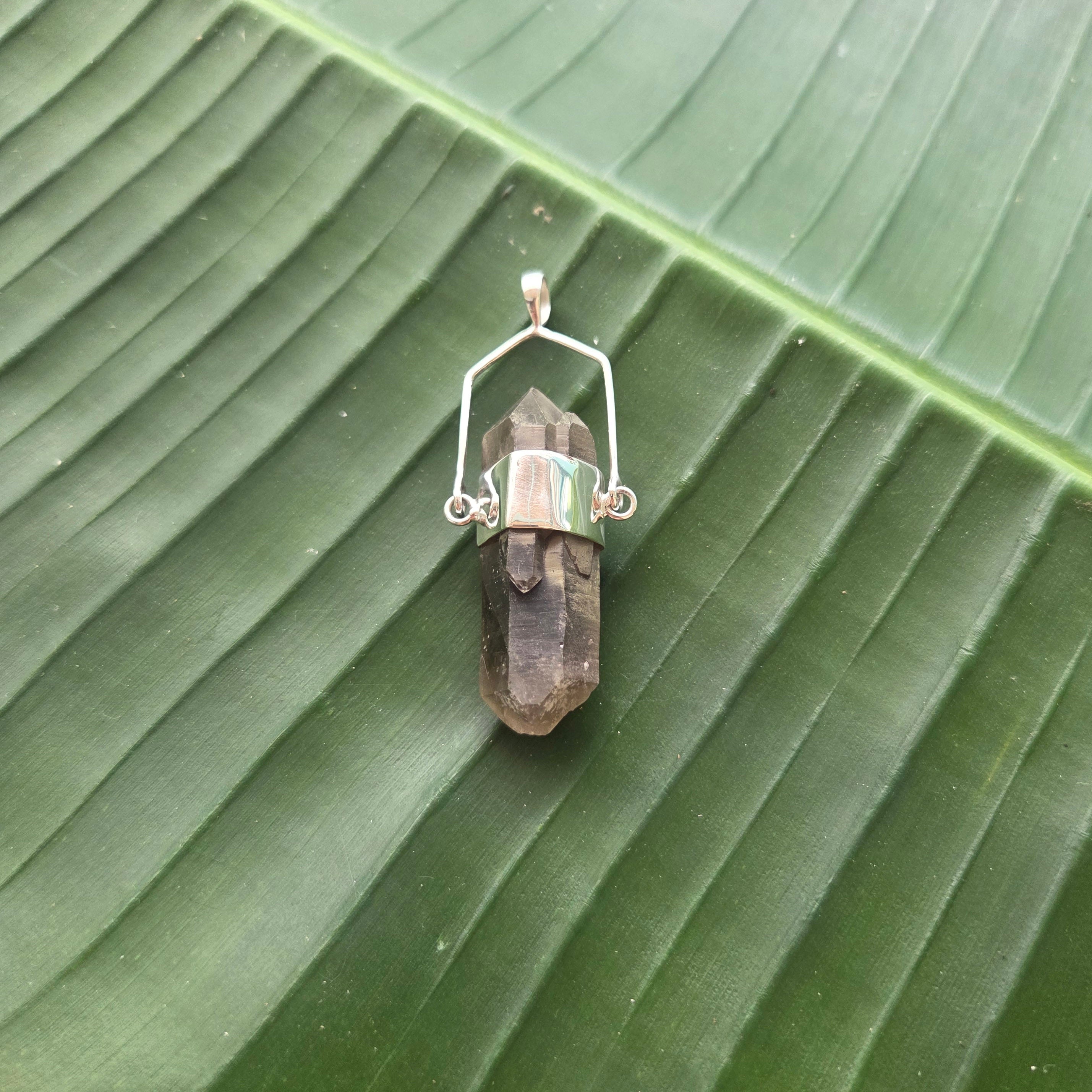 Celeste Necklace - Smokey Quartz