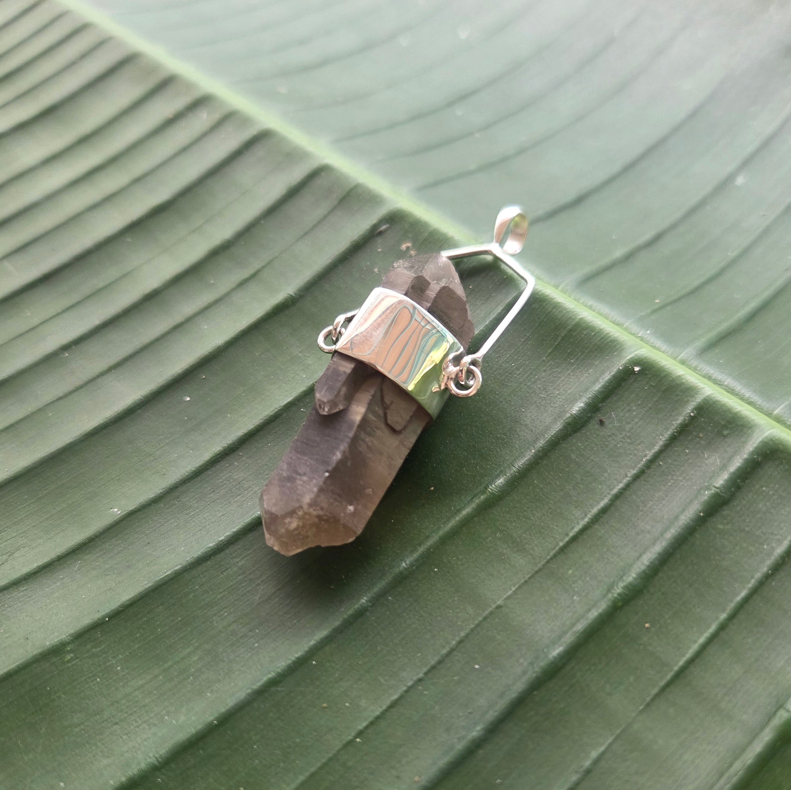 Celeste Necklace - Smokey Quartz