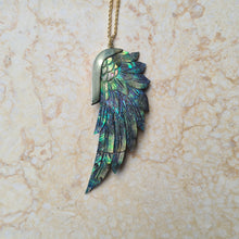 Load image into Gallery viewer, Abalone SuperWing Necklace
