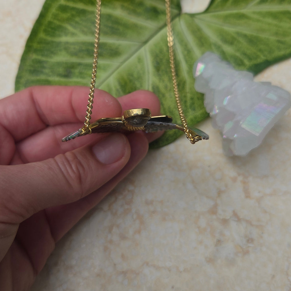 SECOND: Abalone Horus Necklace