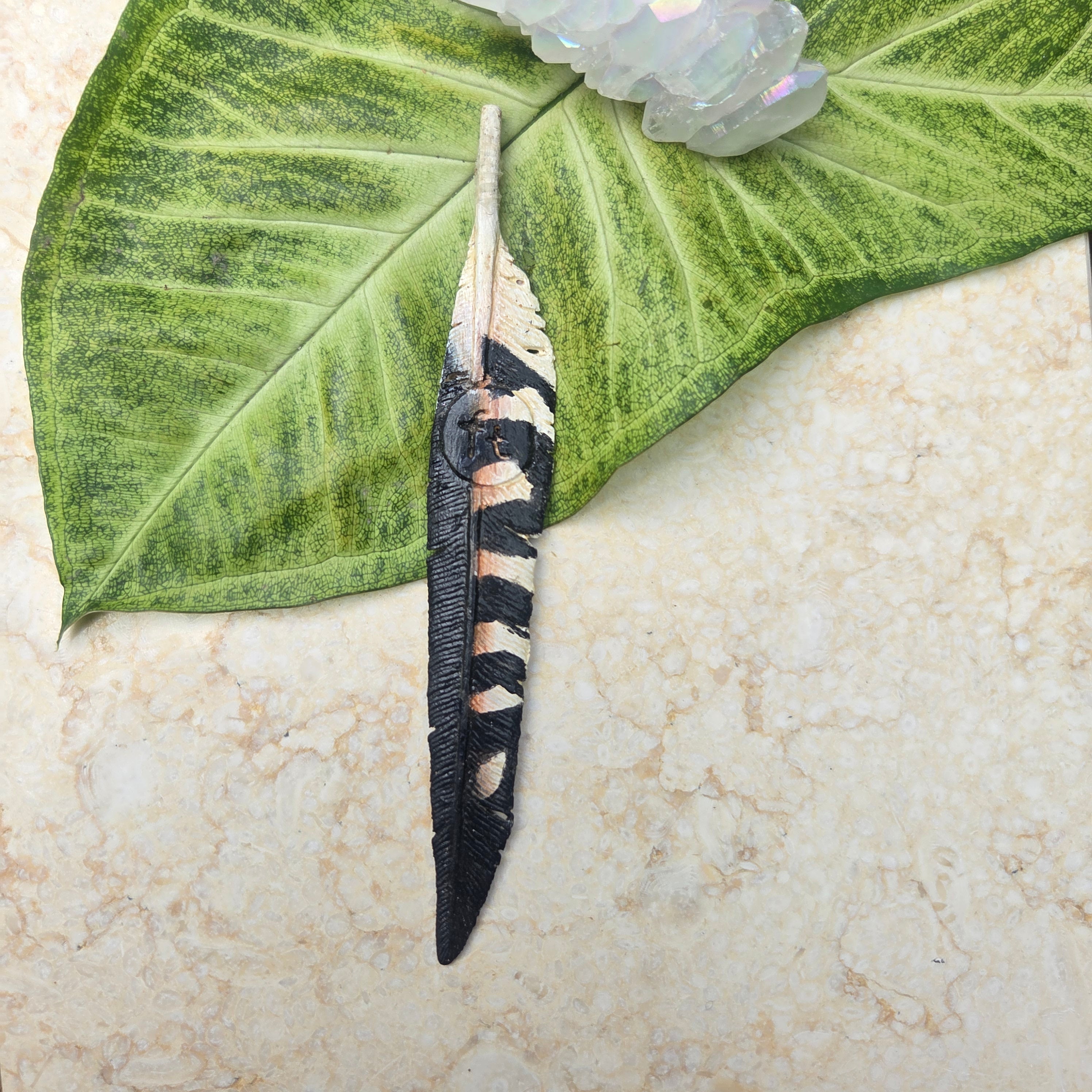 SECOND: Falcon Feather Necklace
