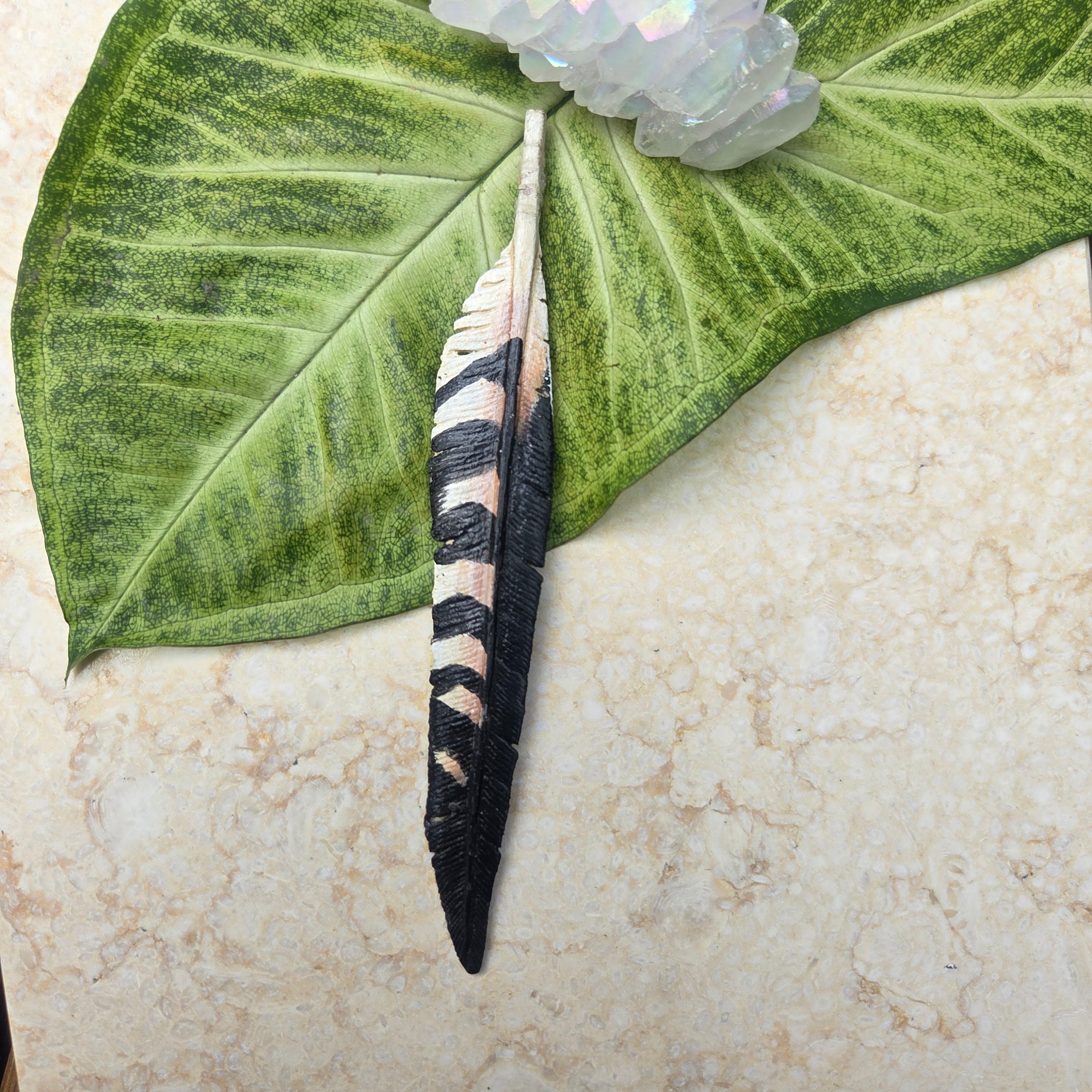 SECOND: Falcon Feather Necklace