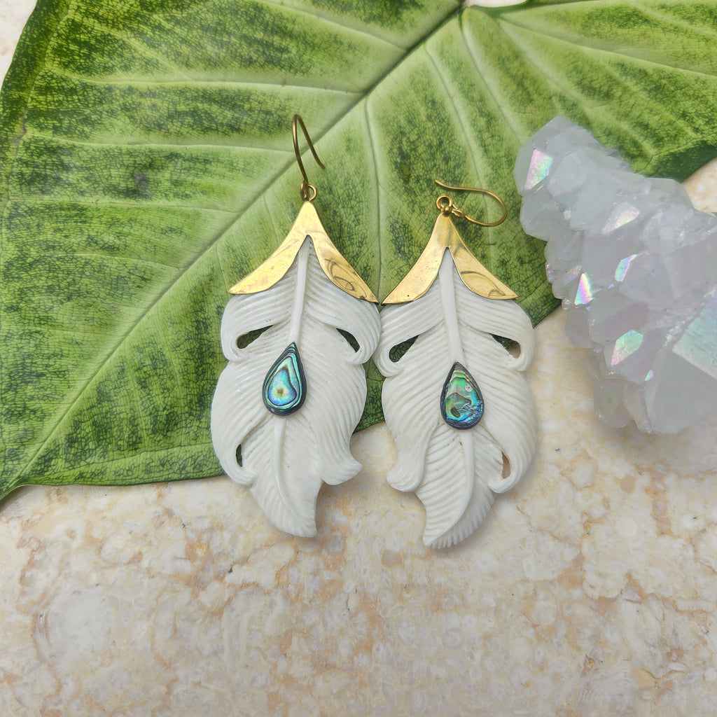 SECOND: Peacock Earrings