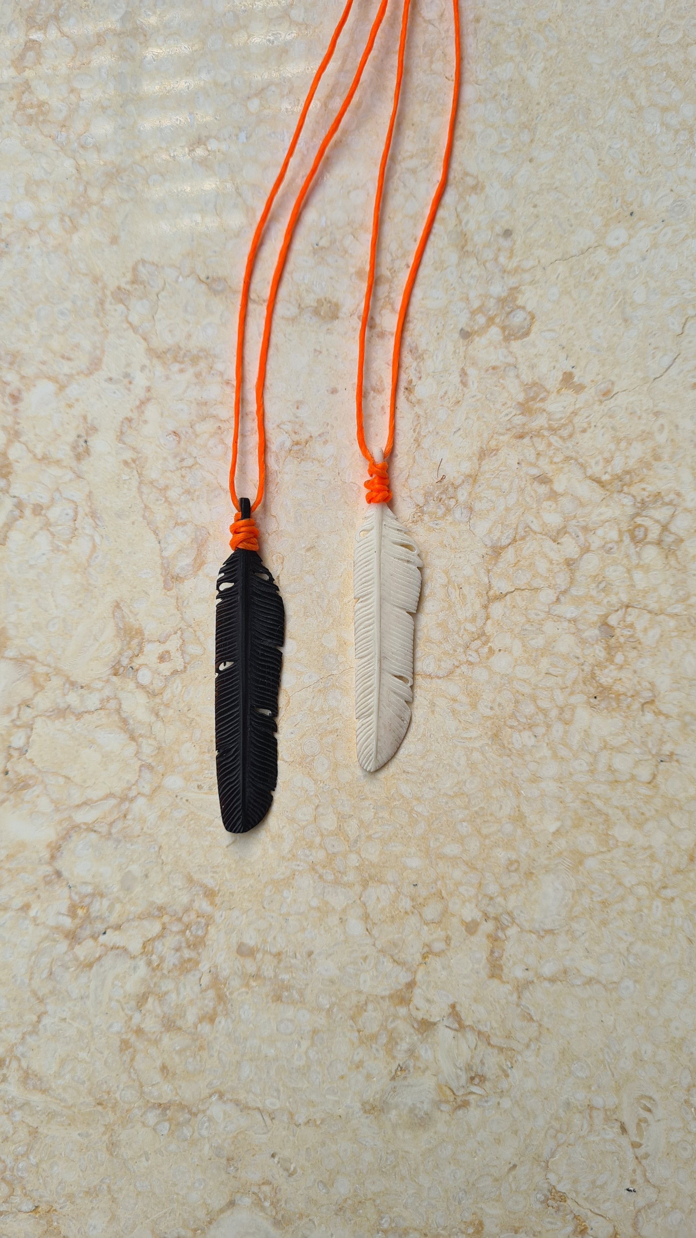 SECOND: Small Flight Feather on UV cord