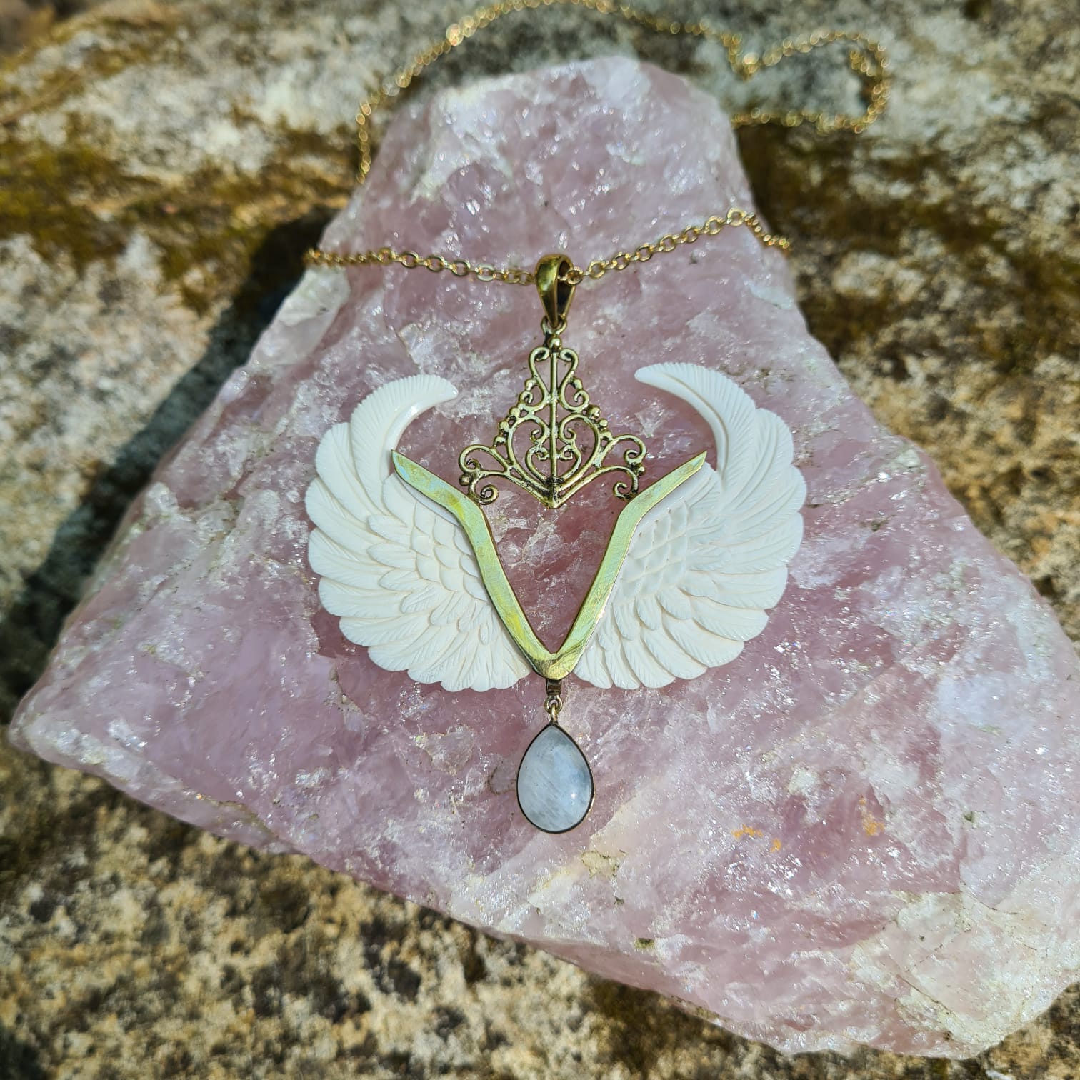 Angel Wing Pendant - FeatherTribe