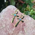 Ankh Earrings - FeatherTribe