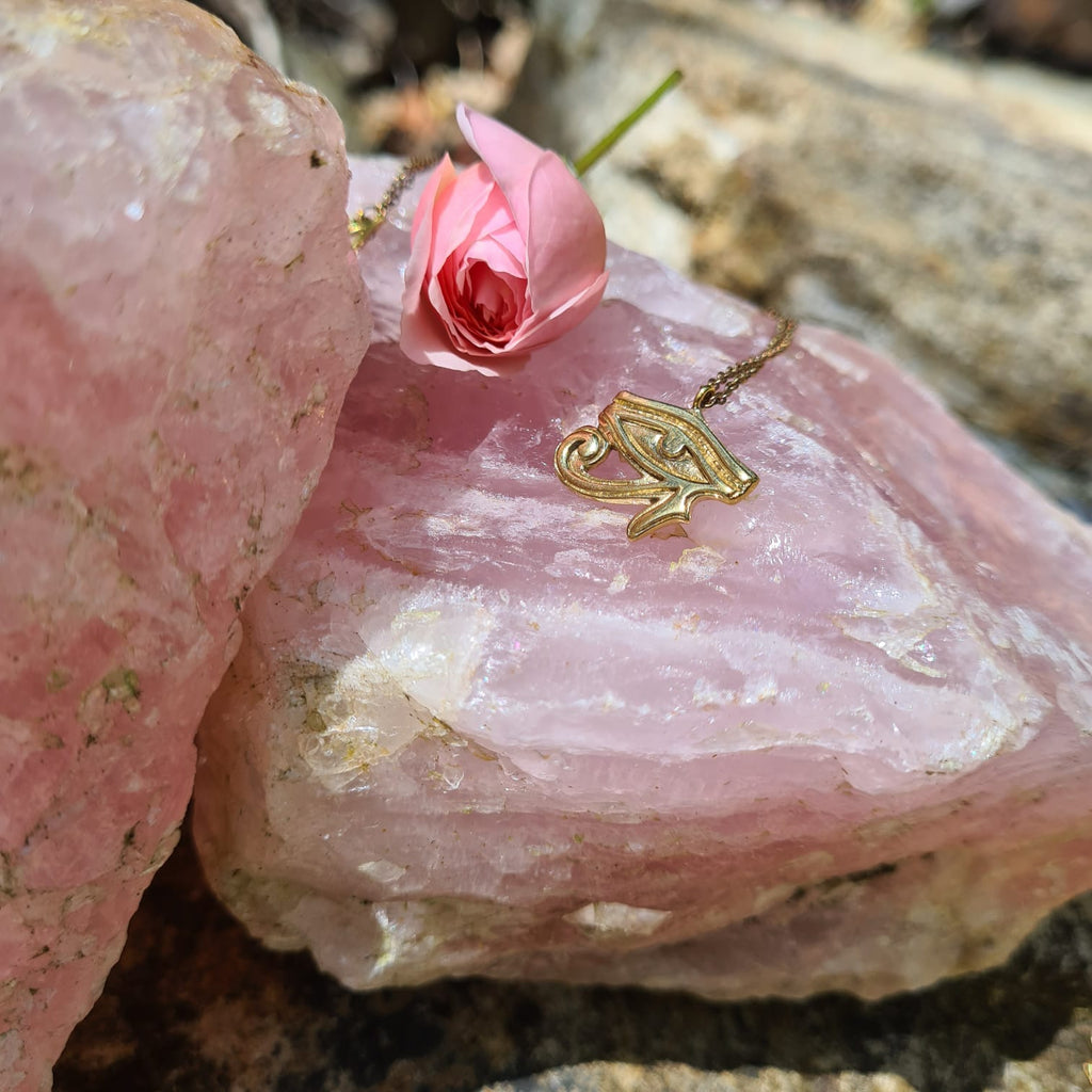 Dainty Eye of Horus Necklace - FeatherTribe