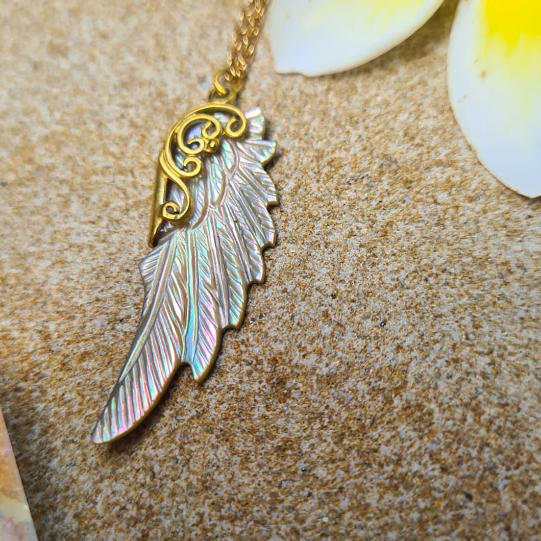 Mini Archangel Michael Wing Pendant