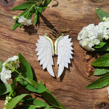 Load image into Gallery viewer, Mini Bone SuperWing Earrings - FeatherTribe

