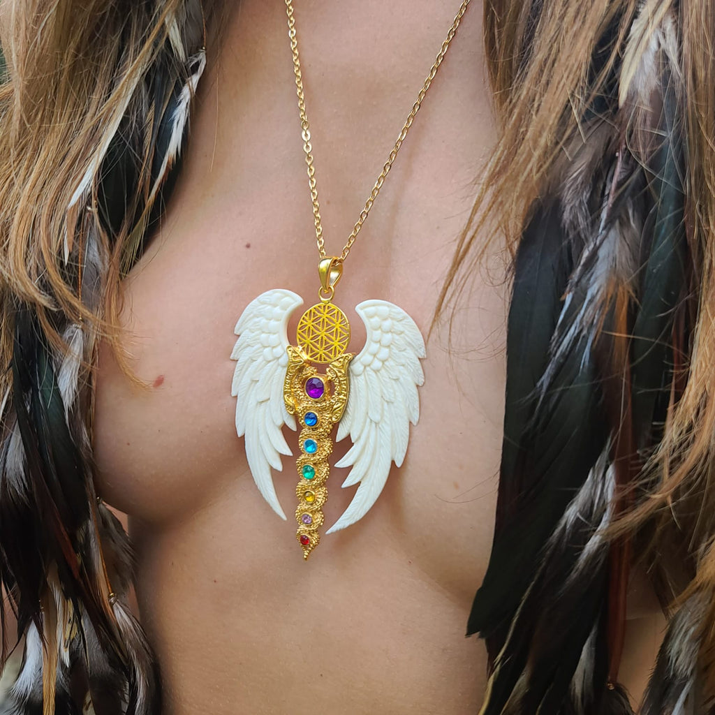 Kundalini Priestess Necklace - FeatherTribe