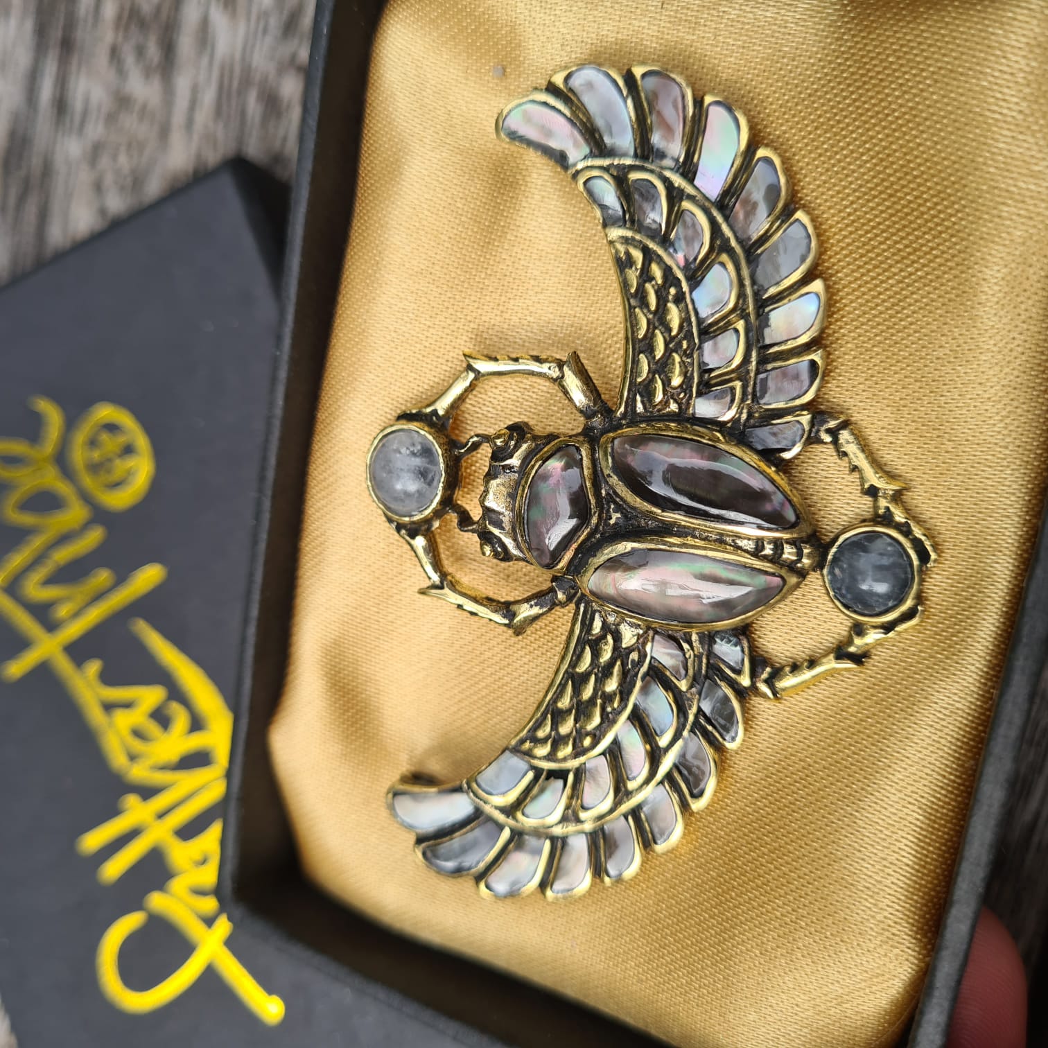 Cleopatra Scarab Necklace - FeatherTribe