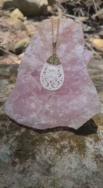 Green Forest Goddess Pendant